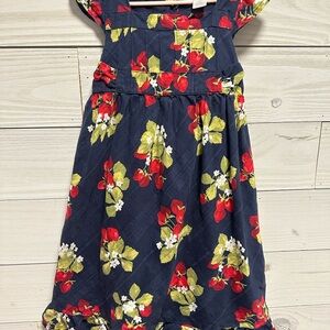 Janie and Jack Ruffled Tiered, Strawberry with Flutter Sleeves